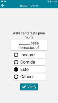 Romanian - Spanish android App screenshot 0