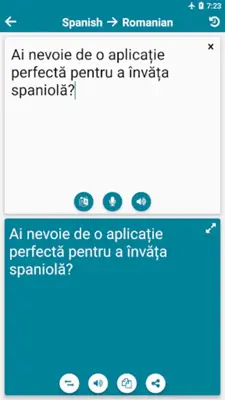 Romanian - Spanish android App screenshot 5