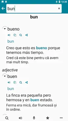 Romanian - Spanish android App screenshot 6